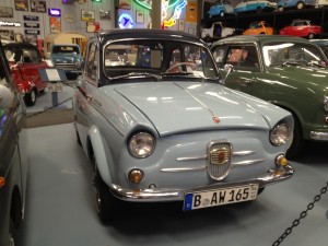 A 1960 NSU Prinz. I have the 1959 model, so it's nice to see what it could look like in person!